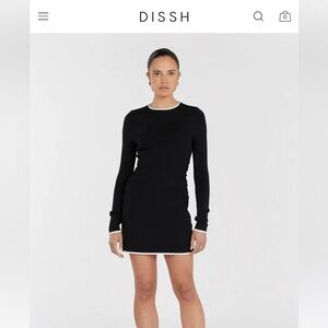 DISSH Black Long Sleeve Dress